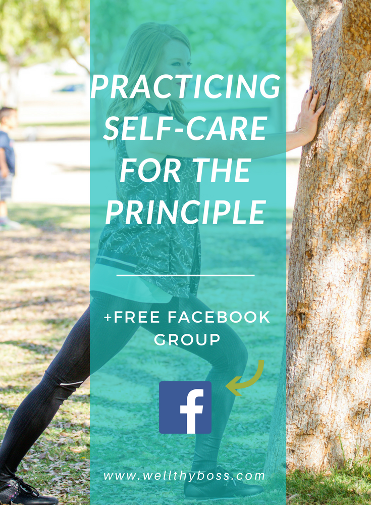 Practicing self-care for the principle, not the ratio, as entrepreneurs.