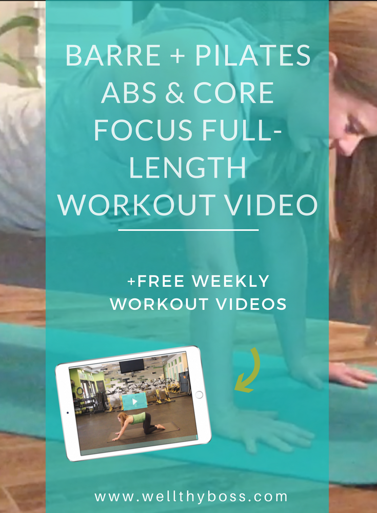 Barre + Pilates Abs & Core Focus Full-Length Workout Video