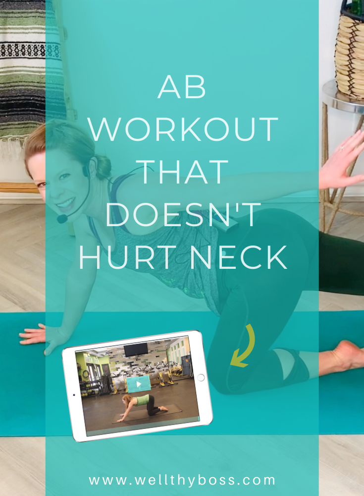 Ab workout that doesn't hurt neck