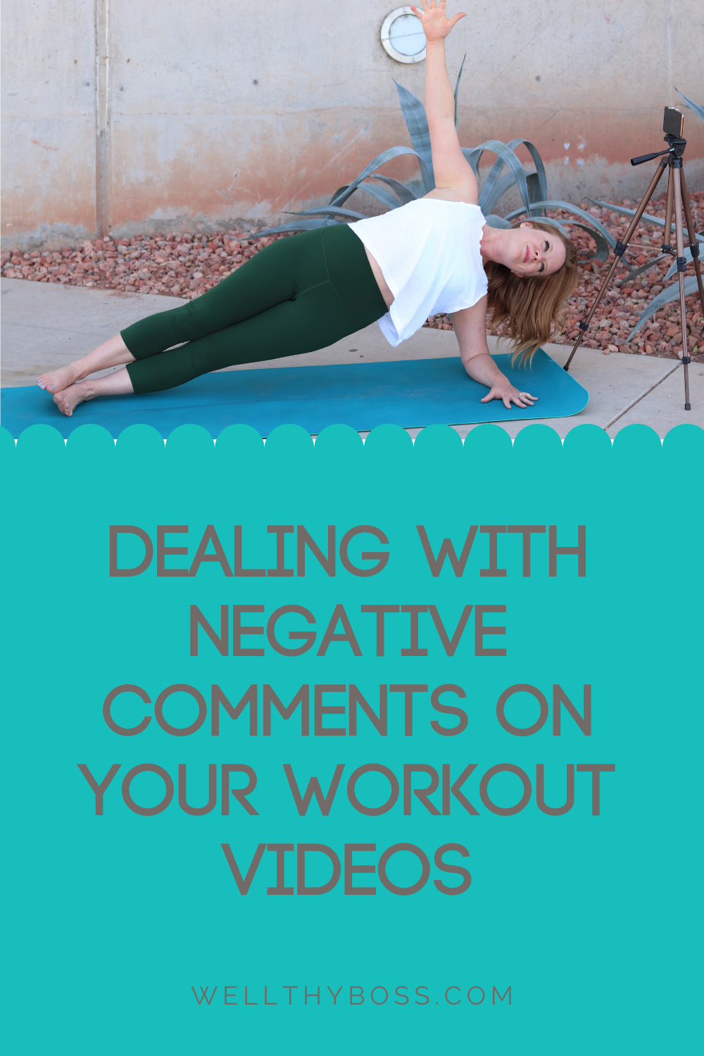 dealing with negative comments on your workout videos
